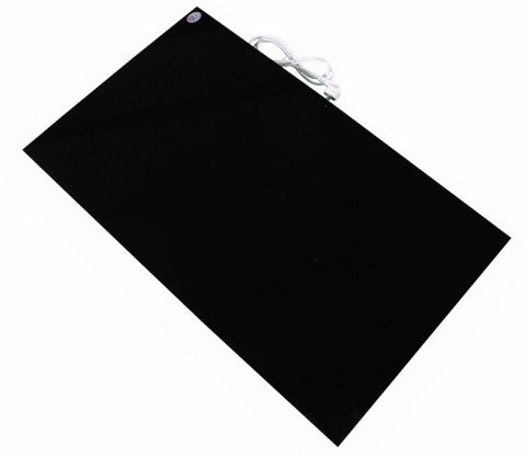 Hot-selling IP54 black infrared glass panel heater
