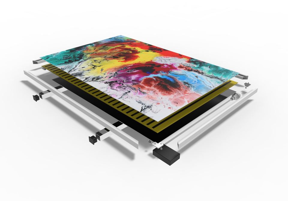 Slim framed infrared decorative image panel for home - Image 4